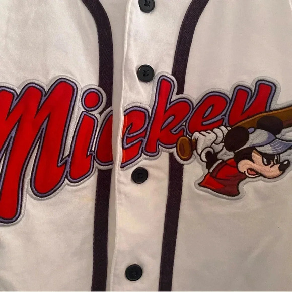 Vintage Mickey Mouse Baseball Jersey - Picture 4 of 8
